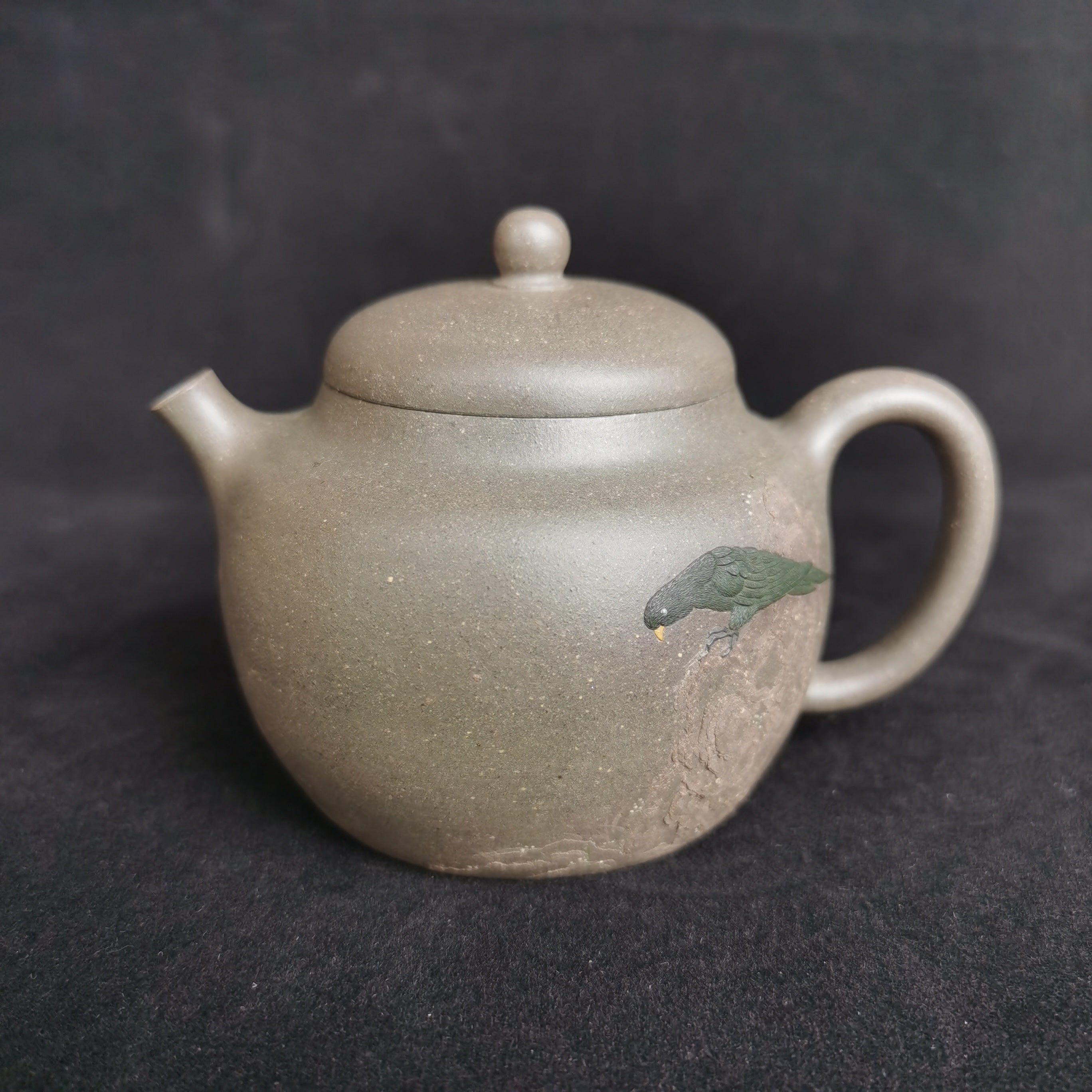 Siyutao artwork Green parrot teapot 160ml