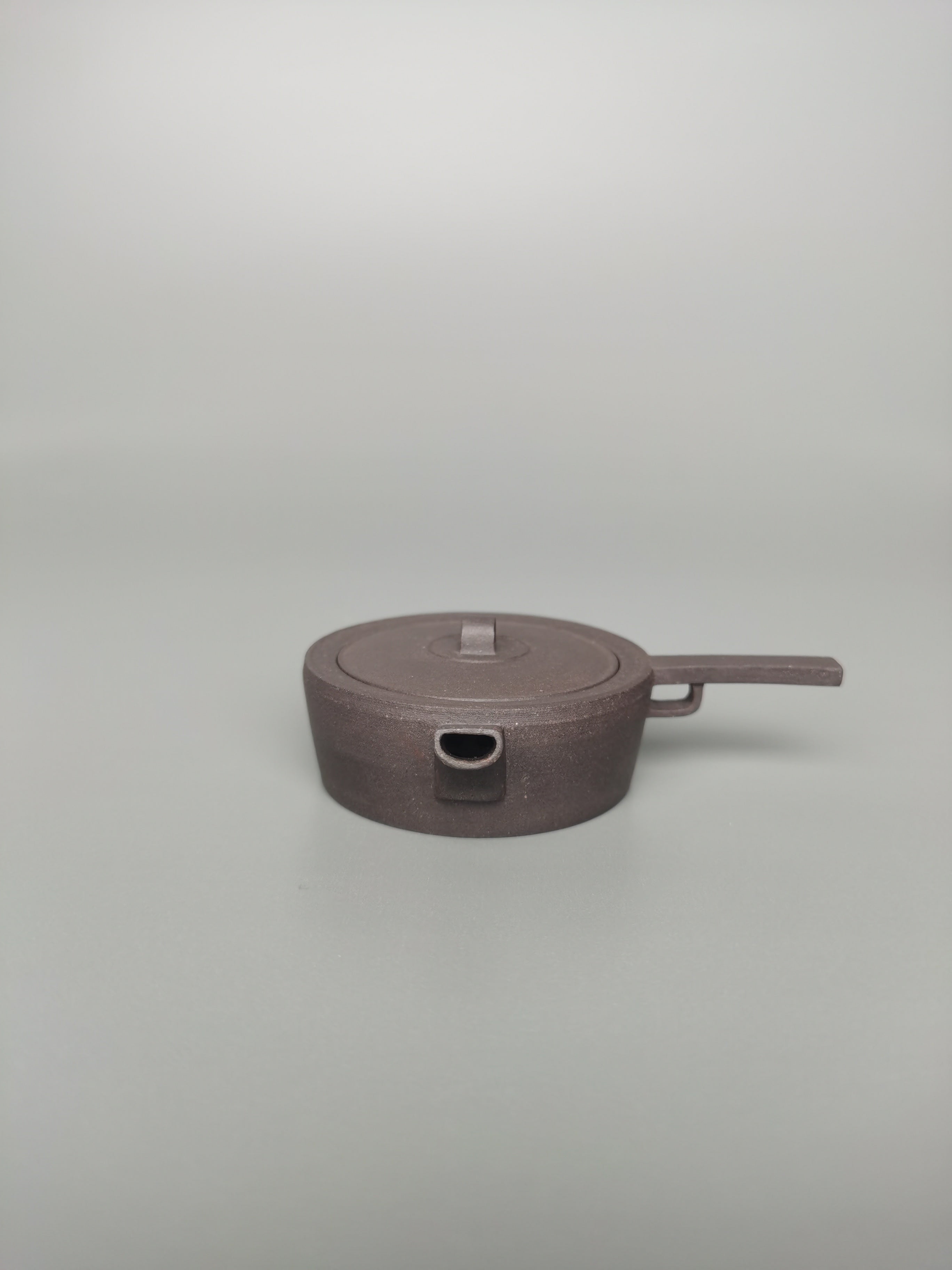 Siyutao teapot pan full handcraft by artist Qi Zhao 40ml yixing teapot